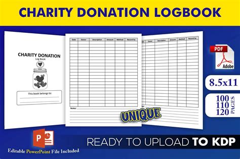 charity log training site.